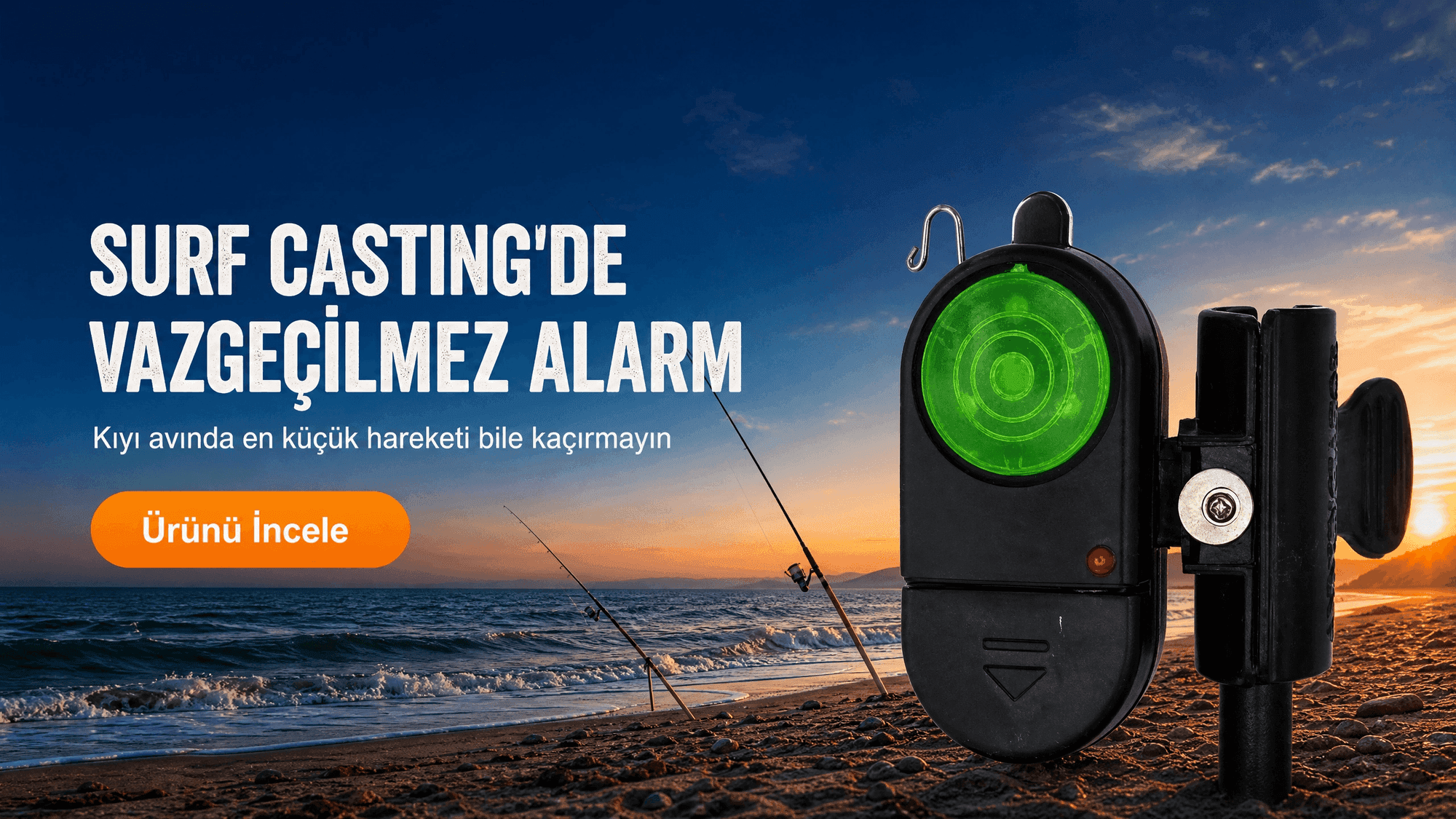 Surf Casting Avlarında Vuruş Kaçırmaya Son: Pro Surf Alarm